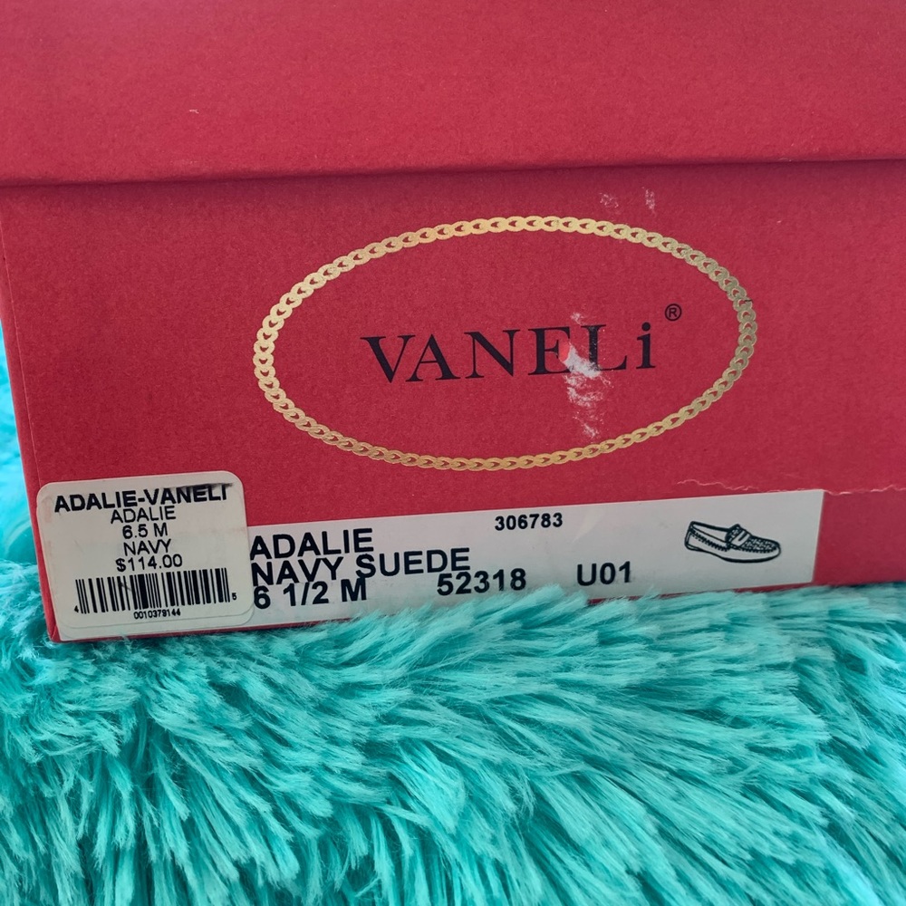 Vaneli Adalie Navy Suede Loafer - Picture 4 of 4